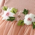 thumbnail image 2 of Robes en Tulle à Manches Longues à Fleurs pour Bébés Filles, 2 of 4