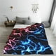 thumbnail image 5 of Balery Red And Blue Lightning Manta de Felpa Suave y Acogedora – Cobija de Franela Aterciopelada para Cama, Lavable y Cálida para Sofá, Mascotas, Transpirable-40"x30", 5 of 7