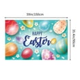 thumbnail image 3 of Easter Party Decorations Easter Egg Bunny Background Banner Easter Banner Poster Photo Booth Backdrop with Rope for Spring Easter Party Supplies(59 * 35.7 in) The Holiday, 3 of 6