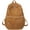 Brown, variant on Preppy Corduroy Backpack Large Aesthetic Backpack Fit 15.6 inch Laptop College Backpack Cute Book Bag Casual Daypack (White,One Size)