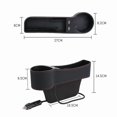thumbnail image 3 of Car Charging Pocket Cup Holder Seat Gap Side Storage Box, 3 of 5