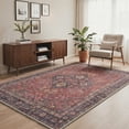 thumbnail image 3 of KUETH Modern 5x7 Area Rugs for Living Room, Non Slip Machine Washable Retro Rugs, Low Pile Chenille Print Rug for Bedroom, Dining Room, Home Office, 3 of 5