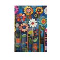 thumbnail image 6 of Yayeee Garden Flag 12" x 18" Double Sided Outdoor Yard Lawn Holiday Decorations, Blue Colorful Flowers, 6 of 6