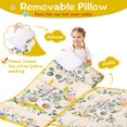 thumbnail image 3 of Pioneer Flower Floral Print Pattern Toddler Nap Mats for Kids Preschool,Sleeping Mat Bag or Kids,Toddler Sleeping Bag,Toddler Nap Mat or Daycare, 3 of 6