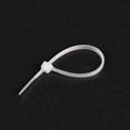 thumbnail image 3 of Cintas de cable blancas de 80 mm x 1.8 mm, ataduras de nylon autolock, paquete de 700, 3 of 5