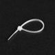 thumbnail image 3 of Cintas de cable blancas de 80 mm x 1.8 mm, ataduras de nylon autolock, paquete de 700, 3 of 5