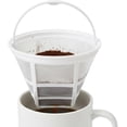 thumbnail image 1 of Coffee Filter Basket - Reusable Strainer - 6-8 Cup Coffee Maker Mesh Filter with Handle - for Home Kitchen Tea Beverage Filtration Restaurant, 1 of 9