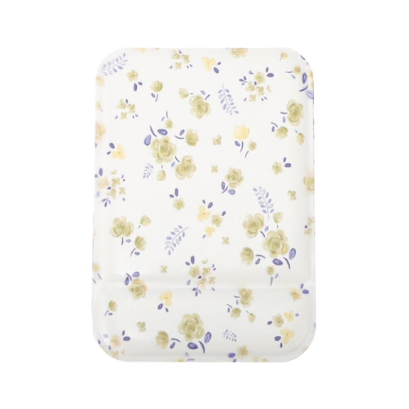Unique Bargains 1 Pc Women Durable Makeup Mirror for Travel Yellow Small
