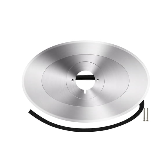 SUPPLYGIANT Shower Renovation Cover Plate One Hole Conversion Cover Plate, Oval Shaped Chrome Plated