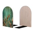 thumbnail image 2 of Naloa Retro Birds 2 Pcs Bookend Large Capacity Office Book Ends for Home Office Library School Study Decoration, 2 of 8