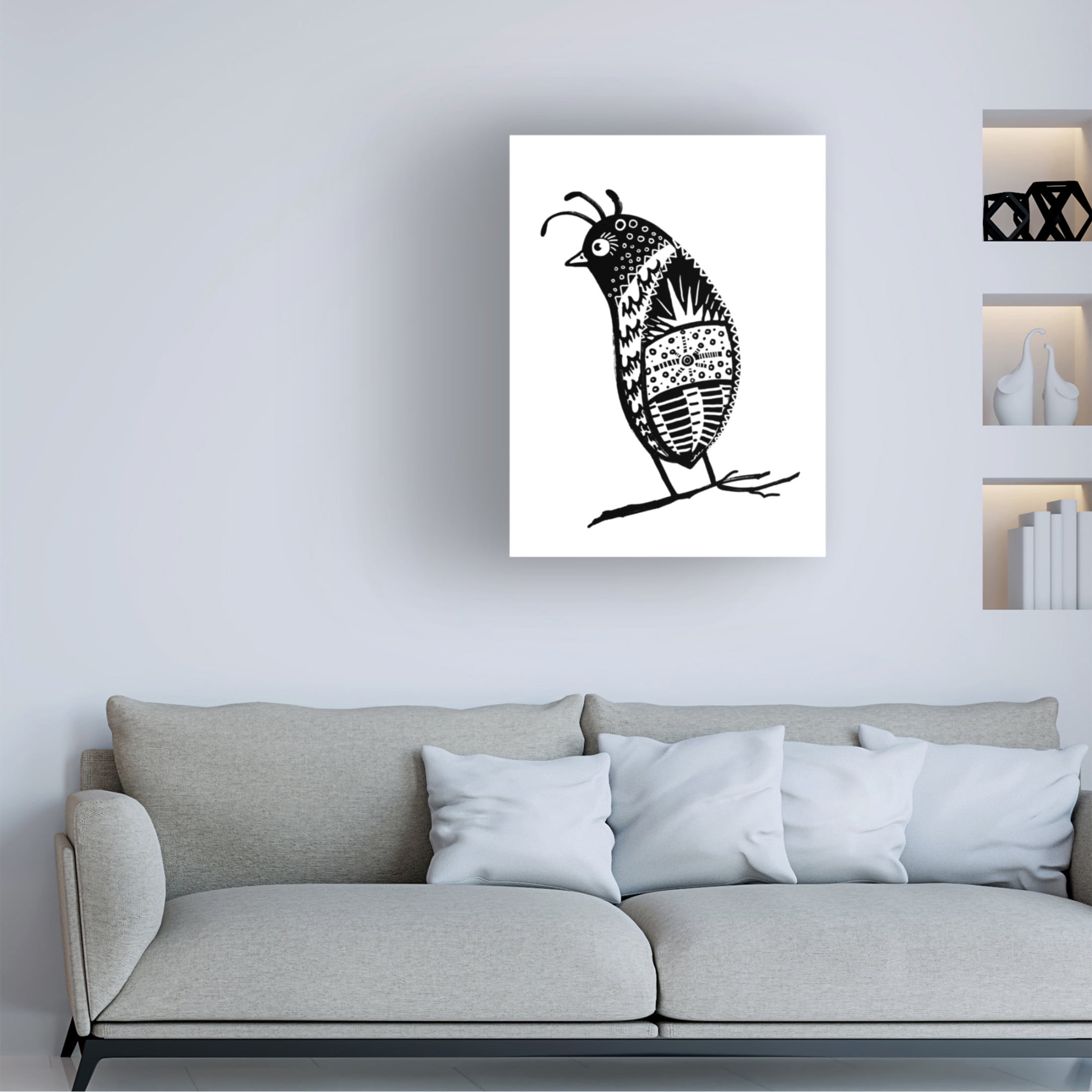 Canvas Wall Art - Randy Noble Fine Art 'The Scout' Wall Art for Living Room, Bedroom, or Office Décor by Trademark Fine Art - 18 x 24 Inches