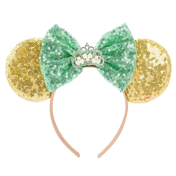 FANYITY Diadema con Orejas de ratón y Lentejuelas para niños, niñas, Mujeres, Fiesta de cumpleaños de Halloween