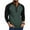Green(mens shirts), variant on GuangCheng George Mens Henley Shirts,Color Block,Long Sleeve,Casual Tees,Raglan Sleeve,Athletic Comfort Tops,Green,Size 3XL