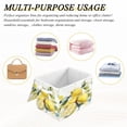thumbnail image 7 of Large Fliplid Foldable Storage Bin Boxes Cubes Baskets with 2 Handles for Clothes Books 16.5x12.6x11.8 Inch Watercolor Lemon, 7 of 7