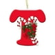 thumbnail image 1 of Personalized Acrylic Christmas Tree Ornaments Alphabet Letter Decorations with Santa Hat Design for Party Xmas Decoration Pendant Hanging Decor, 1 of 3