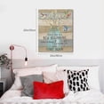 thumbnail image 2 of Rustic Wall Art Flower Inspirational Quotes Canvas Bathroom Decor Farmhouse Country Artworks Home Decor For Bathroom Living Room Bedroom Kitchen Office Framed Ready To Hang 16x20 Inch, 2 of 6