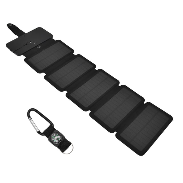 Cargador de teléfono solar, banco de energía solar, banco de energía solar plegable, cargador de panel solar portátil, tecnología de vanguardia