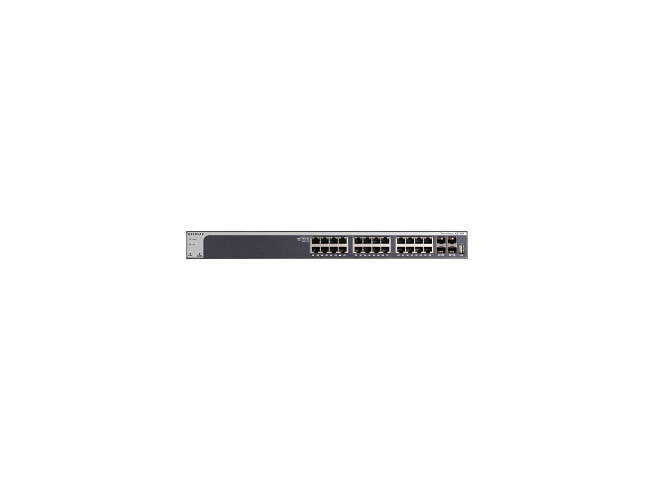 NETGEAR 28-Port 10Gig Gigabit Ethernet Smart Managed Pro Switch, L2+/Layer 3 Lite, ProSAFE Lifetime Protection (XS728T) - image 3 of 4