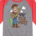 thumbnail image 3 of Toy Story - Kicking It In The Ole West  - Toddler & Youth Raglan Graphic T-Shirt, 3 of 6