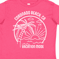 thumbnail image 4 of Inktastic Summer Vacation Mode Coronado Beach California Boys or Girls Toddler T-Shirt, 4 of 5