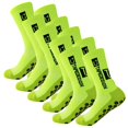 thumbnail image 1 of Calcetines de entrenamiento SpotFluorescent 5Pares Verde Fluorescente 6-12.5US TapeDesign Calcetines Tubo Medio Algodón., 1 of 2