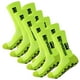 thumbnail image 1 of Calcetines de entrenamiento SpotFluorescent 5Pares Verde Fluorescente 6-12.5US TapeDesign Calcetines Tubo Medio Algodón., 1 of 2