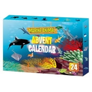 Egmy Advent Calendar 2020 Marine Animal 24Pcs Different Countdown Calendar Toy