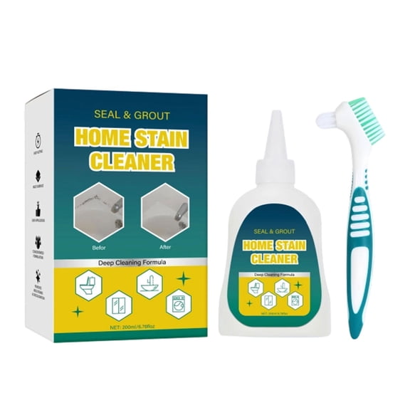 nTRIUQJ Home Stain Cleaner Gel – Deep Cleaning Gel for Tile Gaps, Washing Machine Seals, Fridge Rubber, Wall & Shower Stains – Household Cleaning Solution for Bathroom, Kitchen, Room, Laundry