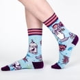 thumbnail image 4 of Floral Nightingale Crew Socks, 4 of 9