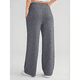 thumbnail image 3 of Pantalones Deportivos Holgados de Cintura Alta para Mujer, Gris Oscuro, Talla XL, 3 of 4