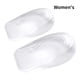 thumbnail image 1 of Sonducket 2 uds plantillas transparentes para aumentar la altura zapatos de realce interior de piel sintética talón medio cojín Calzado Mujeres 2cm, 1 of 6