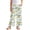 Blue Floral Lemon, variant on Girls' Casual Pants Elastic Waist Ruffled Long Pants Wide Leg Trousers Printed Pants Baggy Trendy Streetwear for Tween 7-8 Y, Gothic Skull Raven Rose