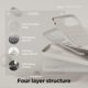 thumbnail image 4 of CHAO Funda de silicona líquida compatible con iPhone 15 Pro, color piedra, 4 of 5