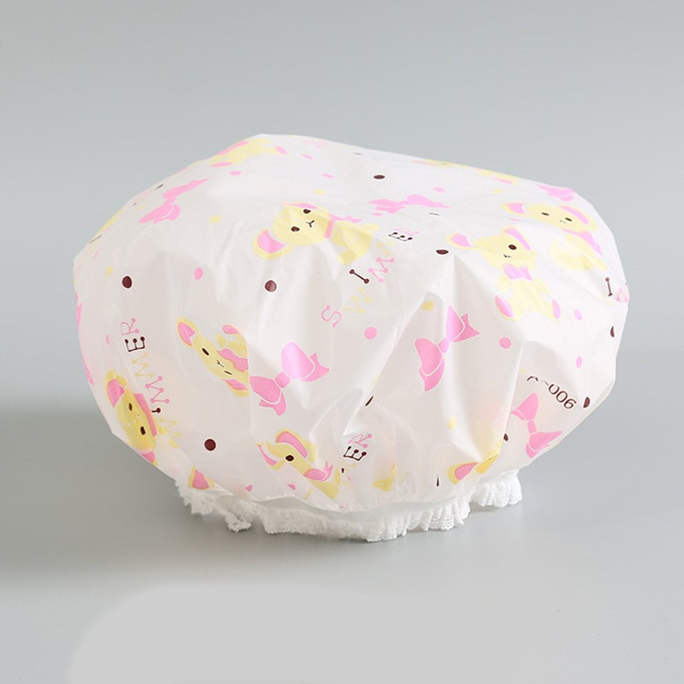 yellow shower cap