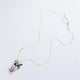 thumbnail image 3 of Linda Conejo Forma Rhinestone Collar Colgante Niñas Niños Gris dorado, 3 of 9