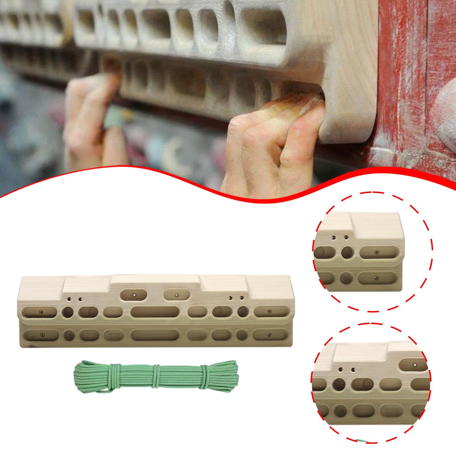 Climbing Hangboard Fingerboard Slopers Finger Holds with Boxwood Material for Indoor Outdoor Strength Training