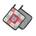 thumbnail image 2 of Carolines Treasures CK5139PTHD Ojos Azules Cat Love Pair of Pot Holders, 7.5HX7.5W, multicolor, 2 of 4