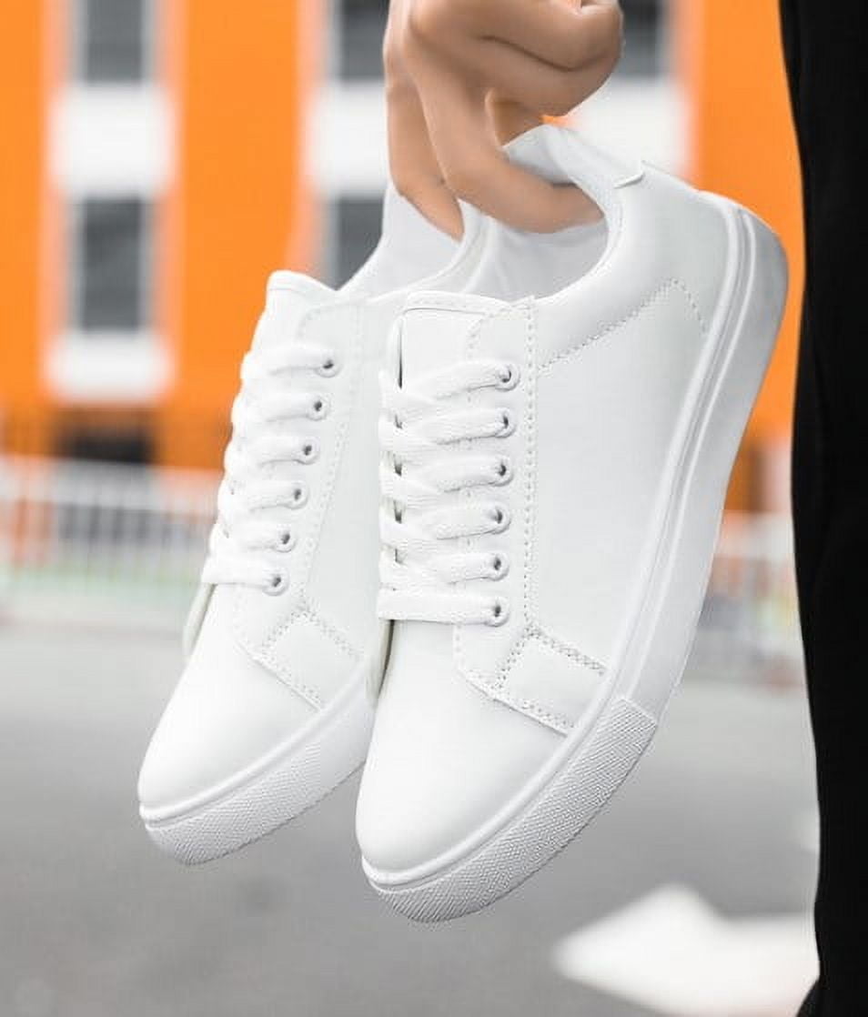 White Sneakers Popular Casual Shoes For Guys Men's Fashion
