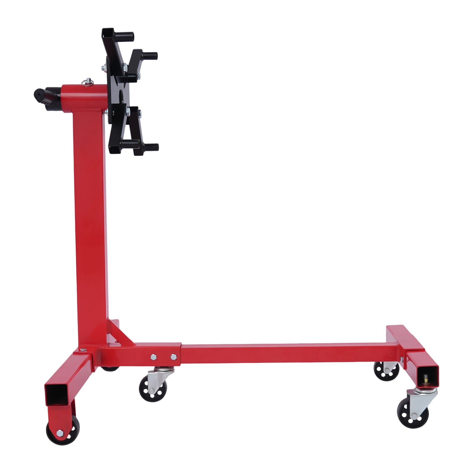 1250 LBS Engine Stand Folding Motor Hoist Dolly Mover Auto Repair Jack Rotating for garages, repair shops