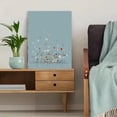 thumbnail image 5 of Whimsical Dandelion Village Canvas Print, Wall Art for Living Room, Bedroom, Office, Cafe, Studio, 5 of 8
