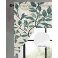 thumbnail image 2 of Green Spring Botanical Swag Valances for Windows, Small Curtains Drapes, Elegant Floral Summer Leaves Kitchen Window Curtains Over Sink Window Treatment Valance for Bedroom/Bathroom 56"x36", 2 of 5