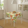 thumbnail image 4 of Wukai Rose Daisy Waterproof Tablecloth for Kitchen Dining, Fits Square Tables for 2-4 Seats -54"x54", 4 of 7