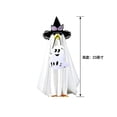 thumbnail image 3 of Haullowin Halloween Decorations Outdoor, Spooky Halloween Ghost Decor With Hat,Festival Ourdoot Ghost Decorations For Front Porch Yard 23In, 3 of 5