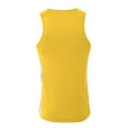 thumbnail image 2 of A4 Pacer Singlet For Men in Gold/White | N2009, 2 of 2