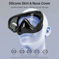 thumbnail image 5 of Adjustable Anti-Fog No Leaking Clear View Swim Goggles with Nose Cover Snorkel Diving Mask BLUE, 5 of 8