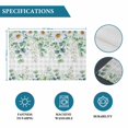 thumbnail image 6 of Eucalyptus Leaves Placemats Set of 6, Spring Daily Flowers Plants Gray Plaid Placemats for Dining Table, Place Mats for Kitchen Tabletop, Waterproof Wipeable Dining Table Mats Set, 6 of 9