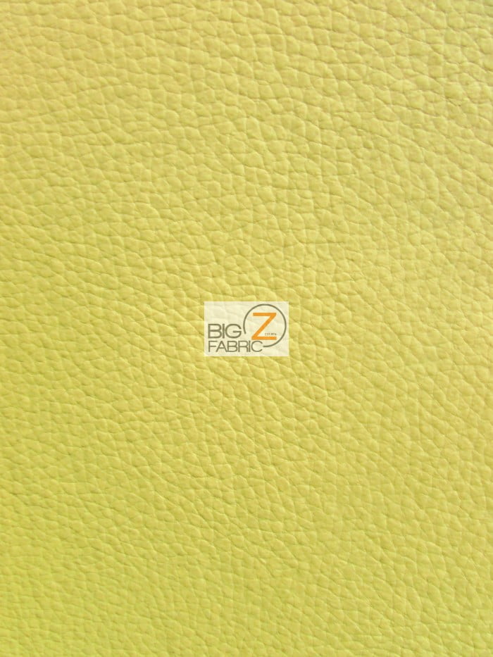 Shiny Yellow PVC Vinyl Pleather Fabric Remnant