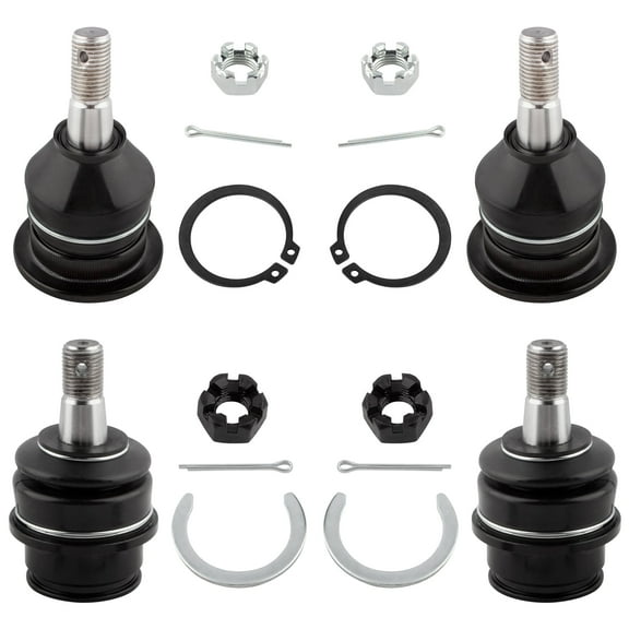 BOXI (Set of 4) Front Upper and Lower Ball Joints fit for Toyota Tacoma 2005 2006 2007 2008 2009 2010 2011 2012 2013 2014 2015 2016 2017 2018 2019 / Replaces K80827 K80811