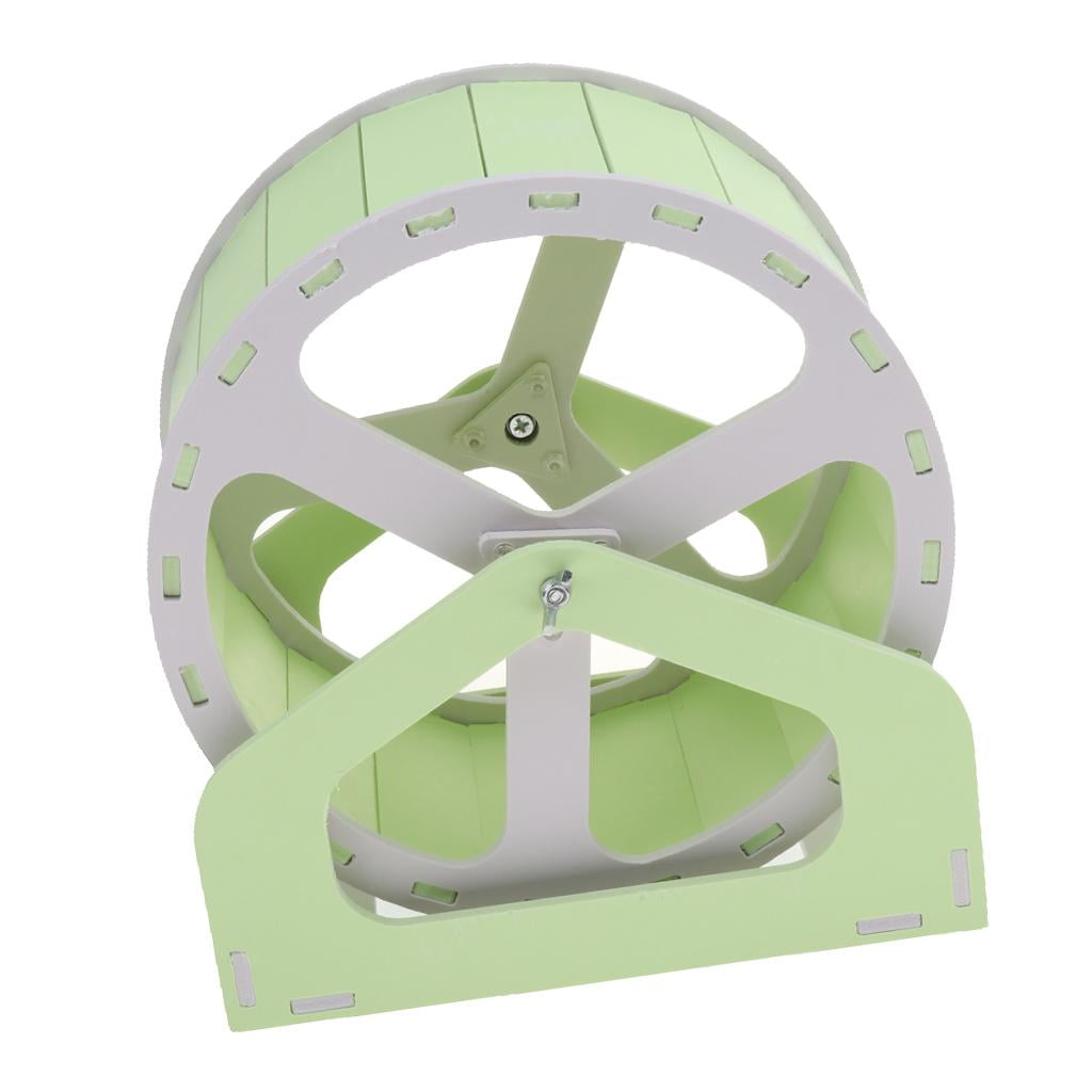 EHJRE Animal Hamsters Exercise Jogging Running Playing Wheel Toys Blue,Pink,.5x16xcm , Green