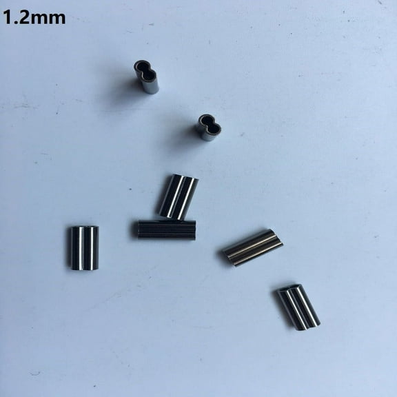 PASILI Double Barrel Crimps Copper Double Barrel Crimps Double Fishing Crimps